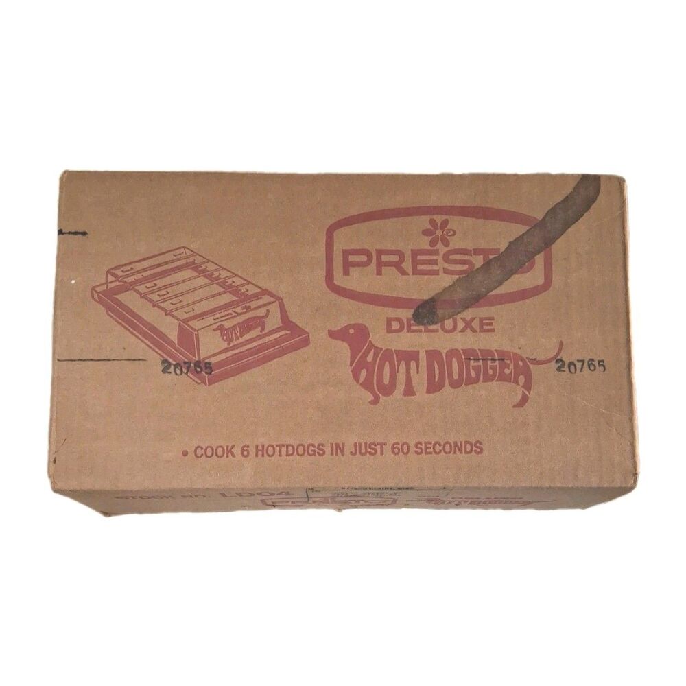 Vintage 1976 Presto Auto “Hot Dogger” Electric Hot Dog Cooker New